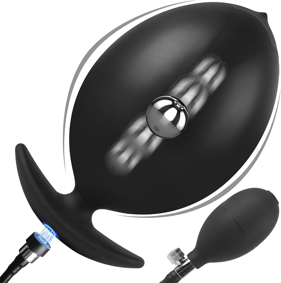 Magnetic Inflatable Butt Plug Large Butt Plug, Inflatable Dildo Buttplug