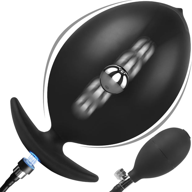 Magnetic Inflatable Butt Plug Large Butt Plug, Inflatable Dildo Buttplug