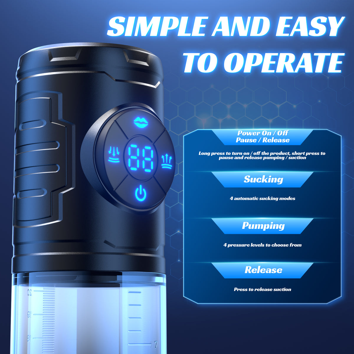 Automatic Male Masturbator Vacuum Pump