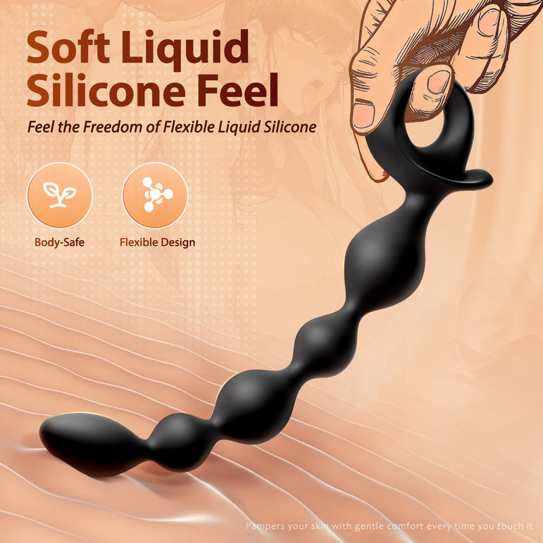 Vibrating Anal Beads Butt Plug